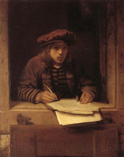 Hoogstraten, Samuel Dircksz van Self-Portrait France oil painting art